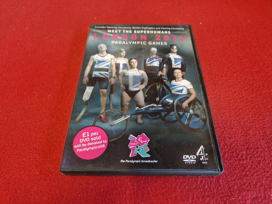 MEET THE SUPERHUMANS LONDON 2012 PARALYMPIC GAMES BOX till DVD