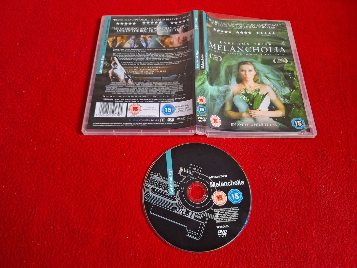 MELANCHOLIA [ LARS VON TRIER ] [ ARTIFICIAL EYE ] DVD