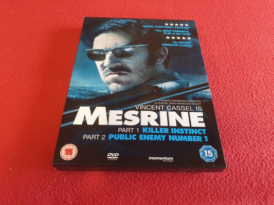 MESRINE KILLER INSTINCT / PUBLIC ENEMY NUMBER 1 BOX till DVD
