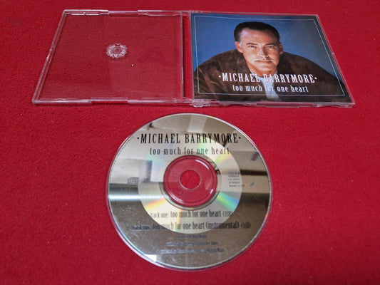 MICHAEL BARRYMORE TOO MUCH FOR ONE HEART SINGEL till CD