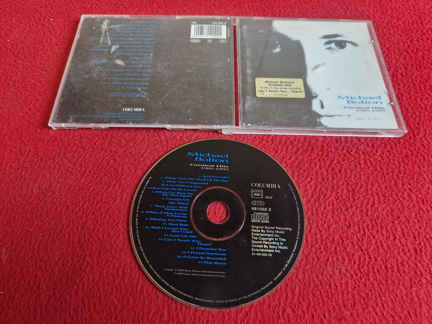 MICHAEL BOLTON GREATEST HITS 1985 - 1995 CD