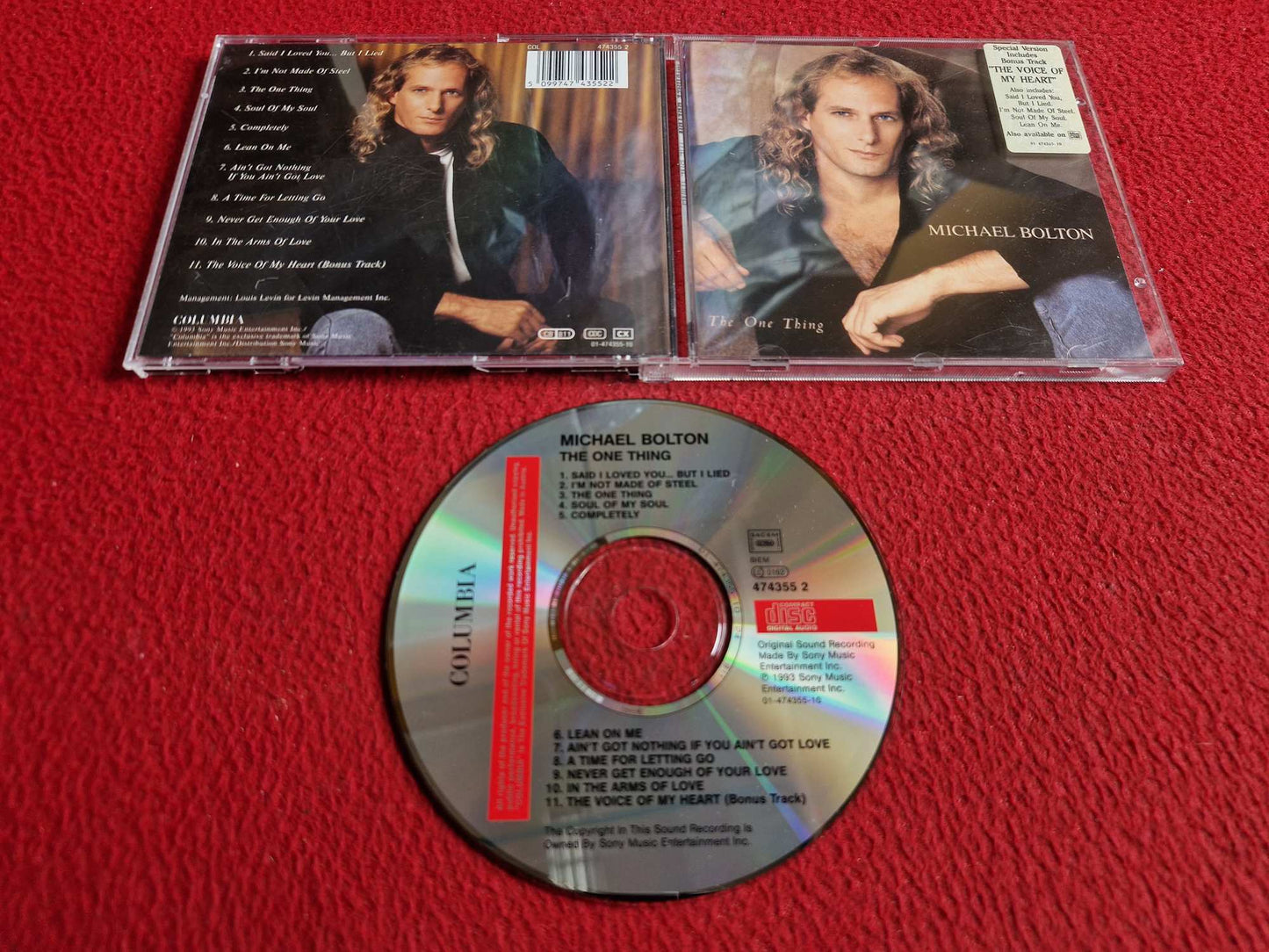 MICHAEL BOLTON ONE THING CD