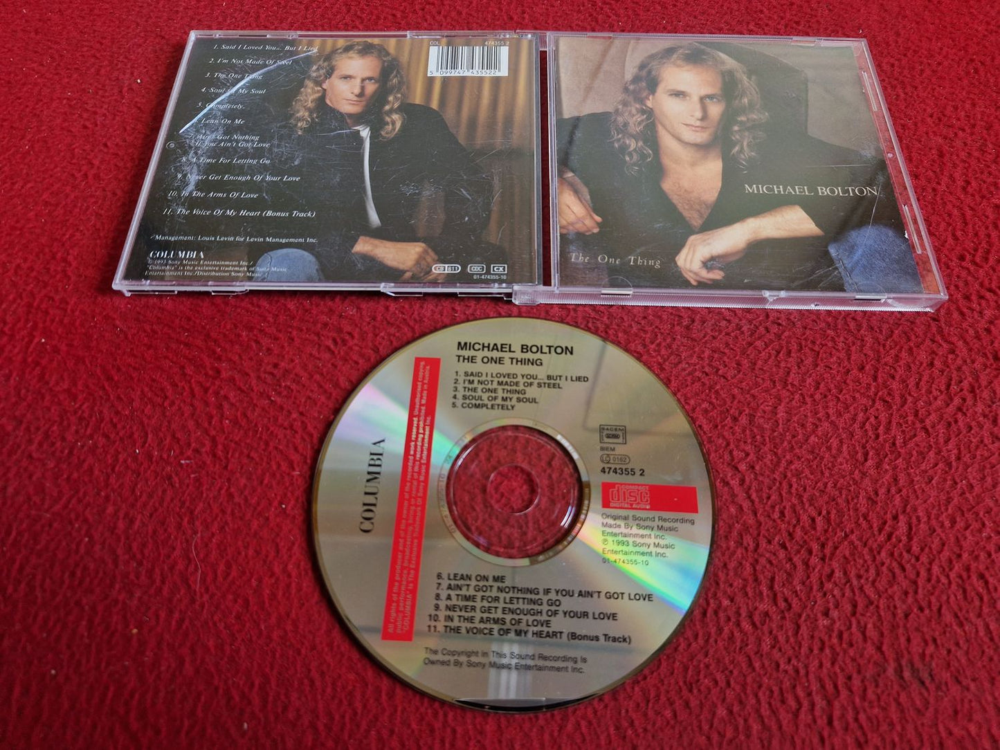 MICHAEL BOLTON THE ONE THING CD