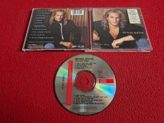 MICHAEL BOLTON THE ONE THING CD