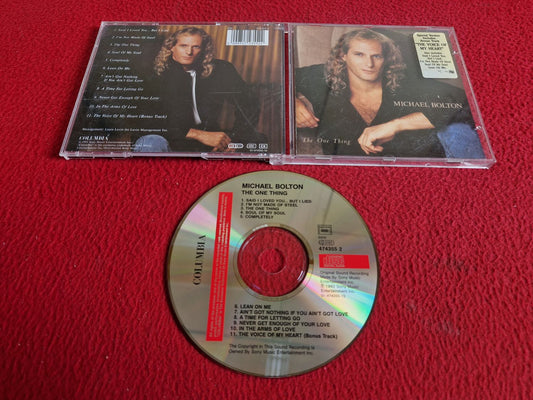 MICHAEL BOLTON THE ONE THING CD