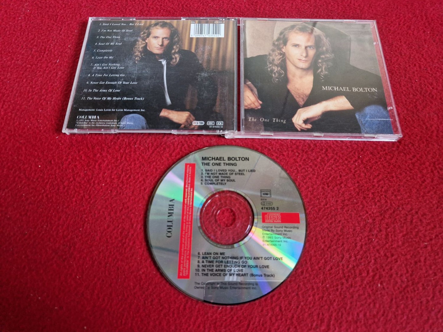 MICHAEL BOLTON THE ONE THING CD