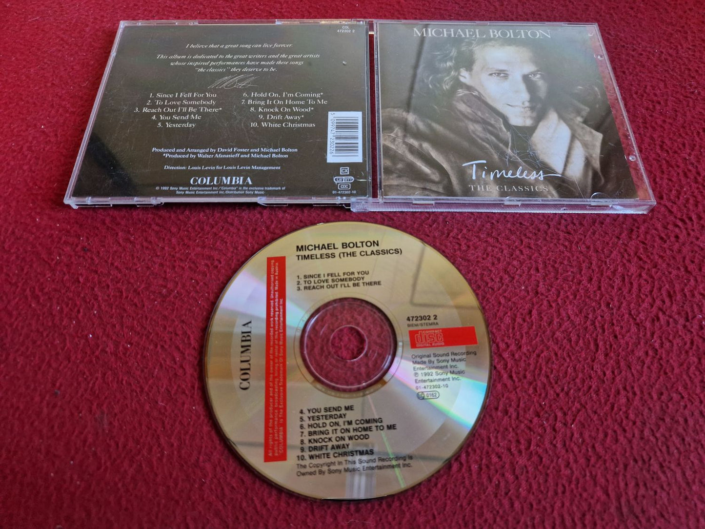 MICHAEL BOLTON TIMELESS (THE CLASSICS) CD