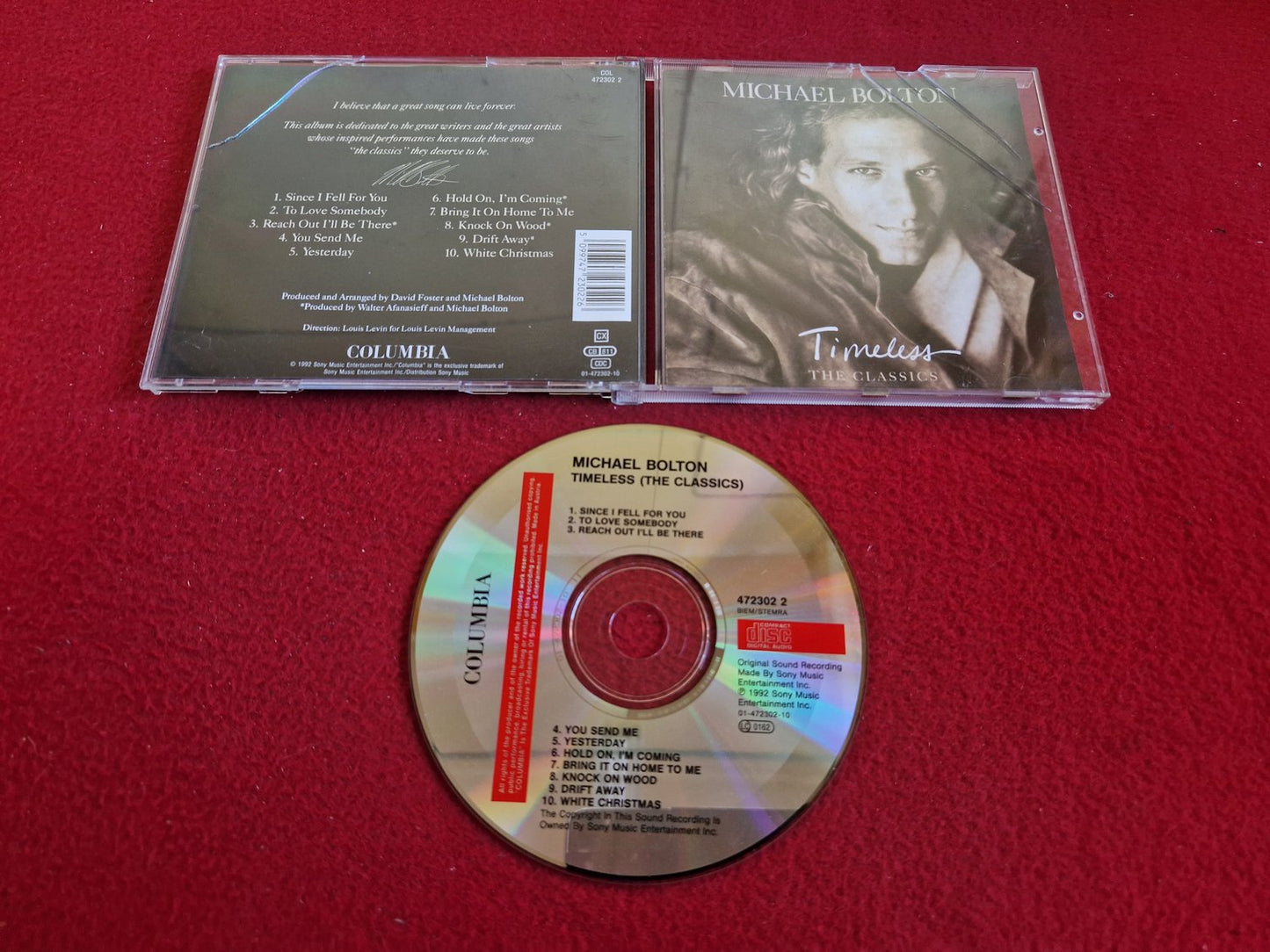 MICHAEL BOLTON TIMELESS THE CLASSICS till CD