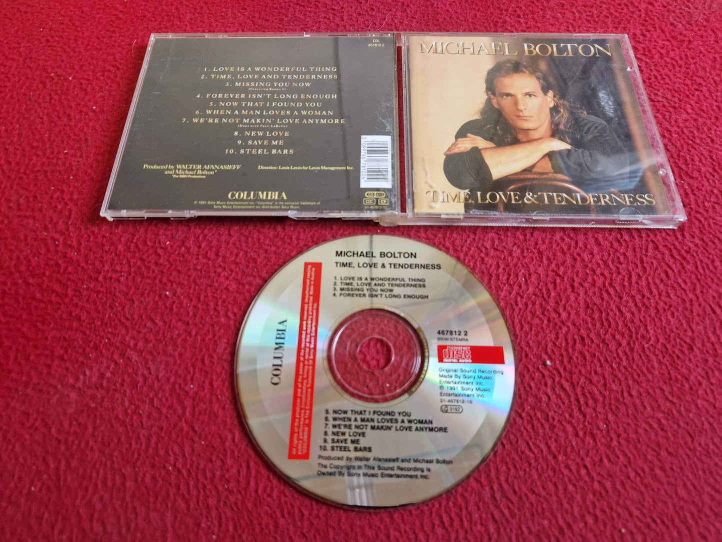 MICHAEL BOLTON TIME, LOVE & TENDERNESS CD