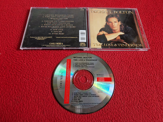 MICHAEL BOLTON TIME LOVE & TENDERNESS CD