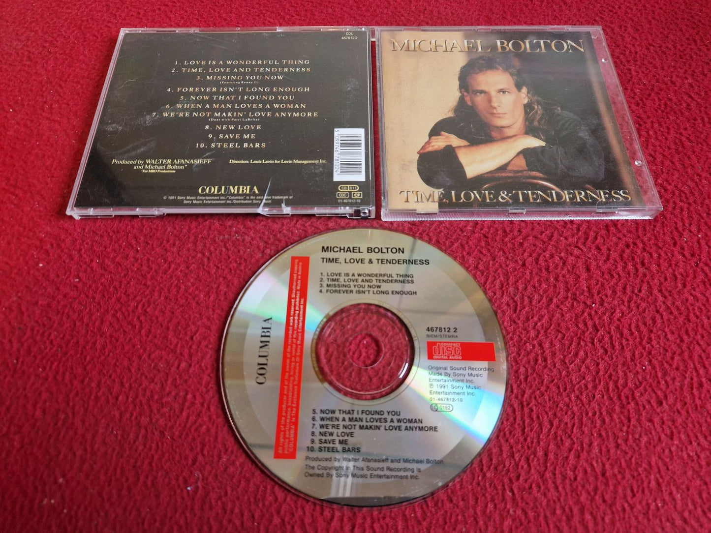 MICHAEL BOLTON TIME, LOVE & TENDERNESS CD
