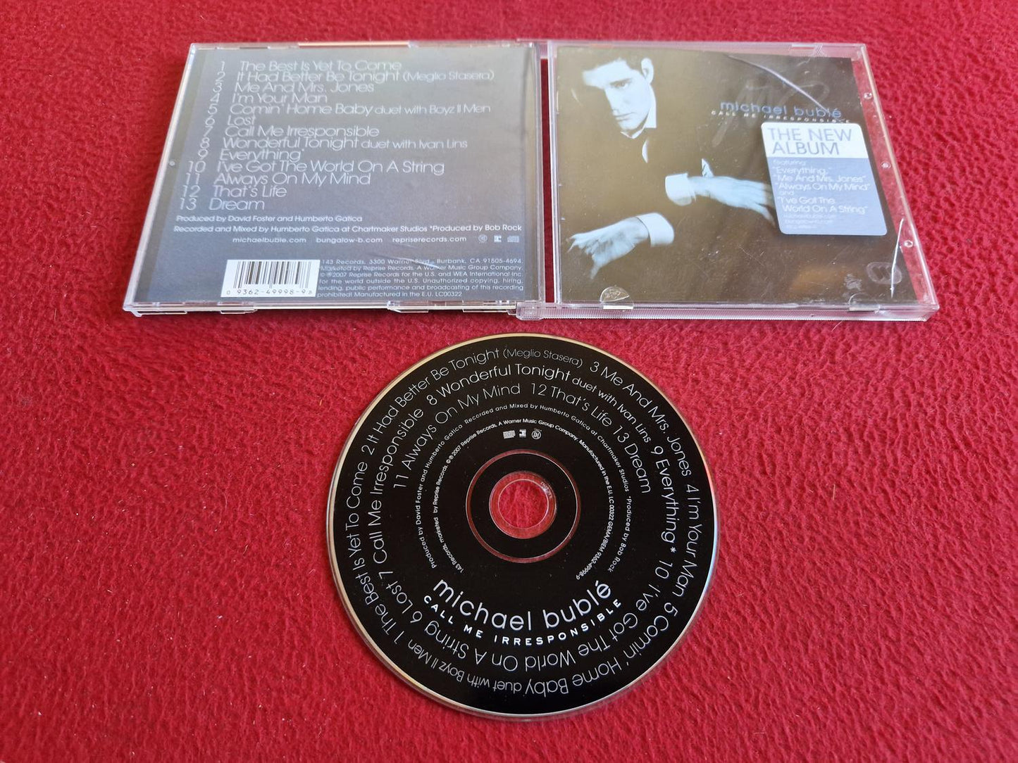 MICHAEL BUBLE CALL ME IRRESPONSIBLE CD