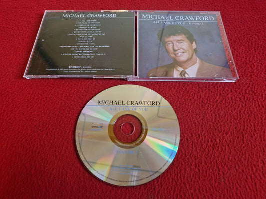 MICHAEL CRAWFORD ALL I ASK OF YOU VOLUME 1 CD
