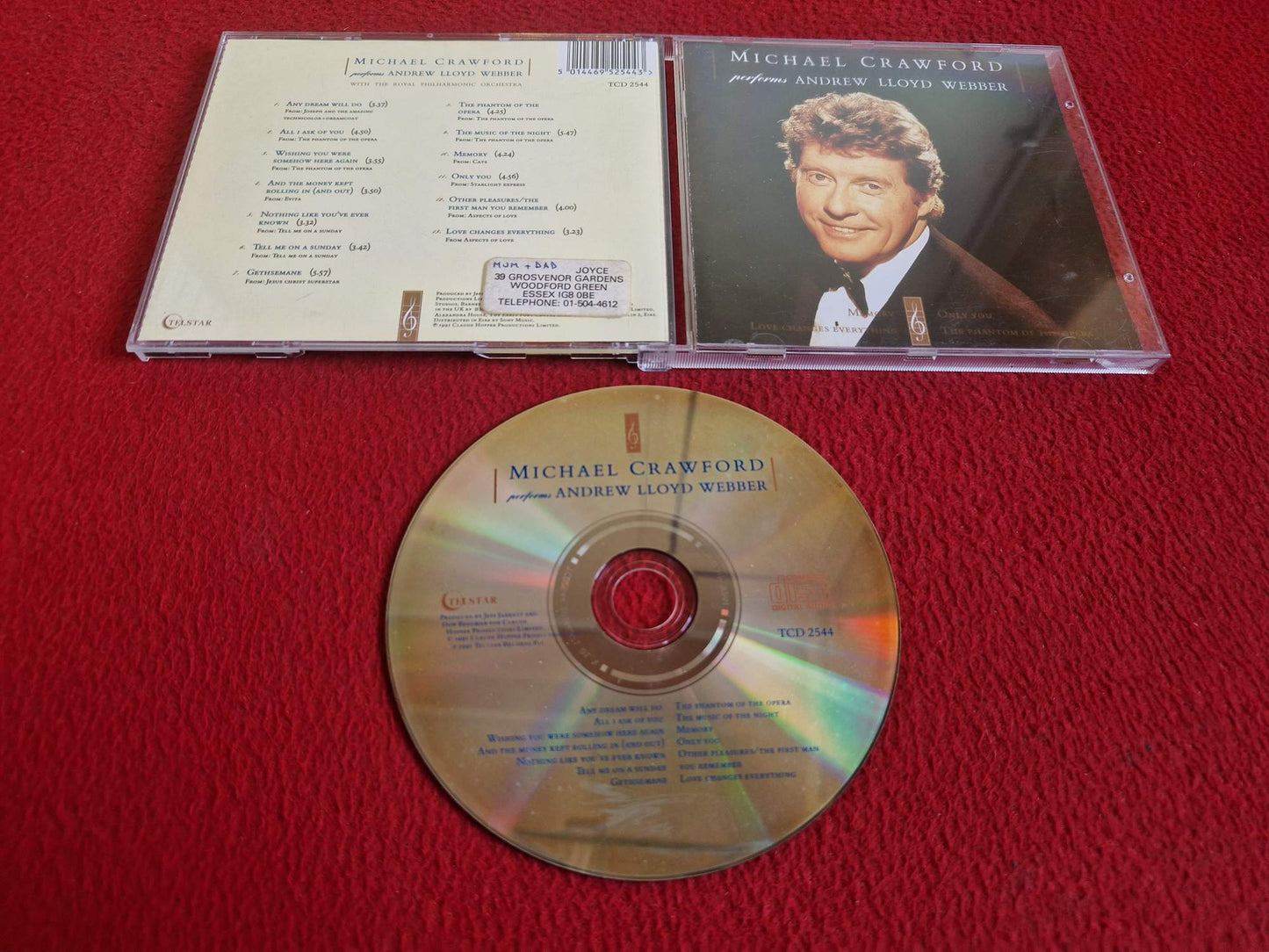 MICHAEL CRAWFORD PERFORMS ANDREW LLOYD WEBBER CD
