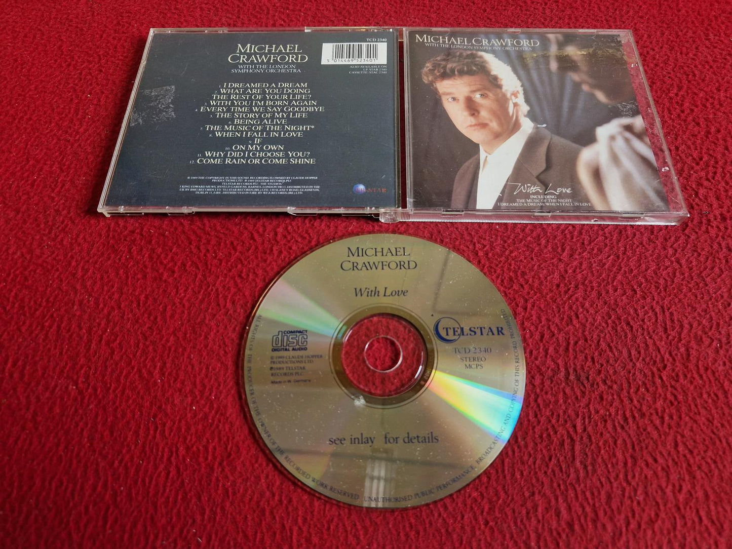 MICHAEL CRAWFORD WITH LOVE CD