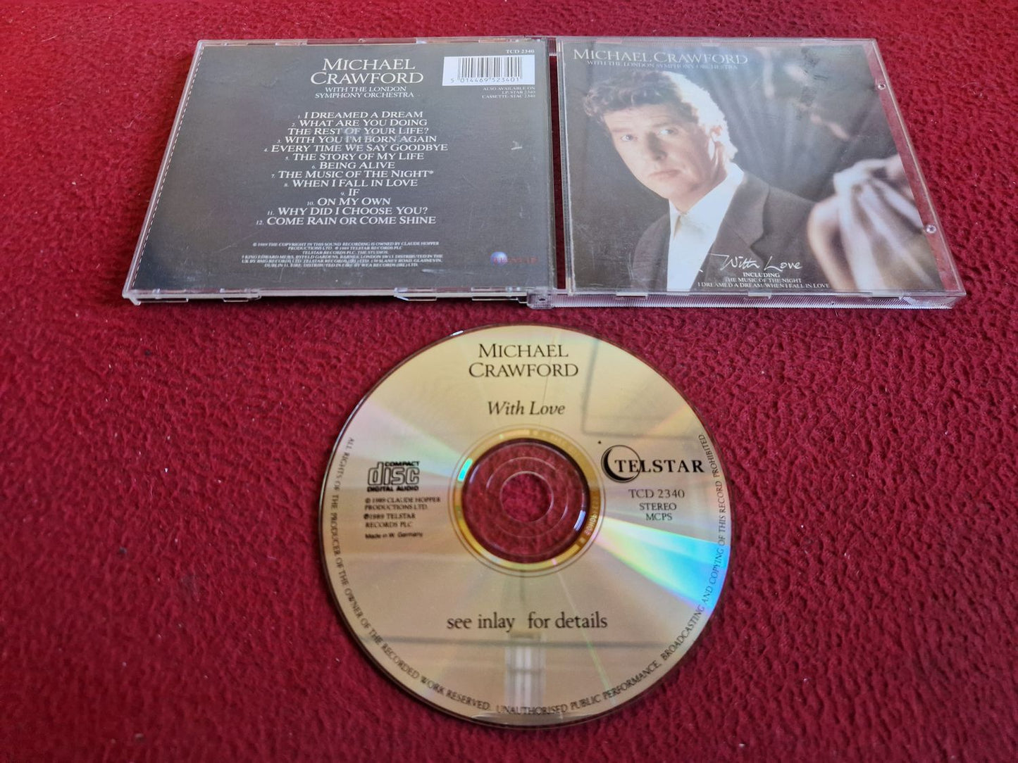 MICHAEL CRAWFORD WITH LOVE CD