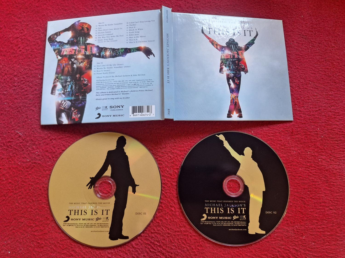 MICHAEL JACKSON THIS IS IT CD