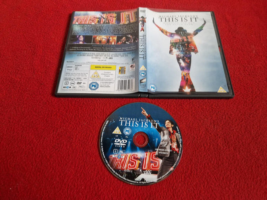 MICHAEL JACKSON THIS IS IT DVD