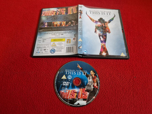 MICHAEL JACKSON - THIS IS IT DVD