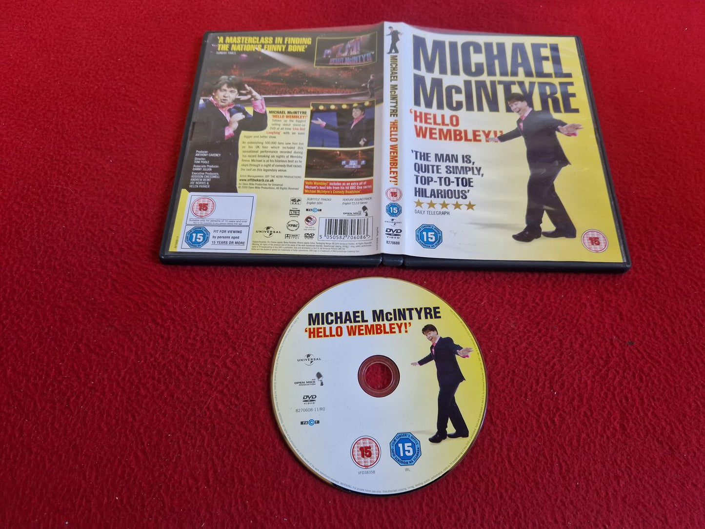MICHAEL MCINTYRE: HELLO WEMBLEY! DVD