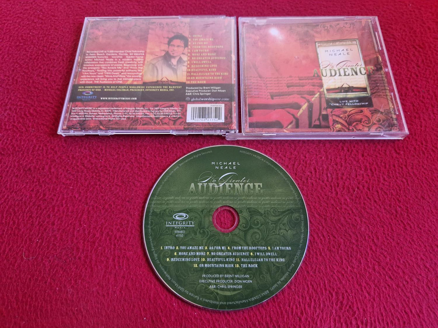 MICHAEL NEALE NO GREATER AUDIENCE CD