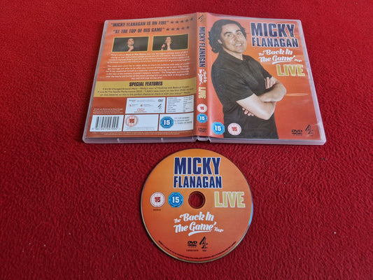 MICKY FLANAGAN THE BACK IN THE GAME TOUR LIVE DVD
