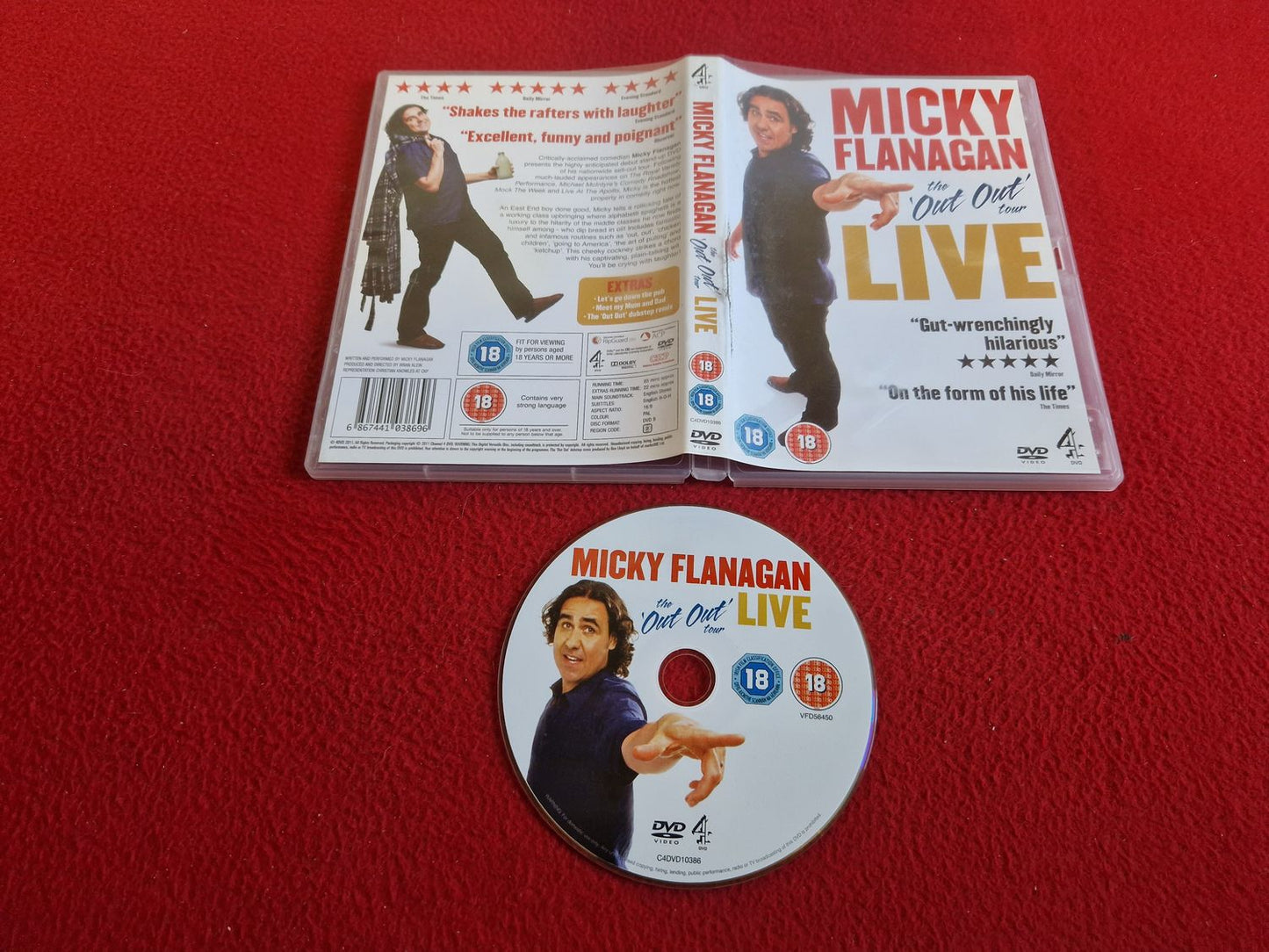 MICKY FLANAGAN THE OUT OUT TOUR LIVE DVD