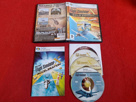 MICROSOFT FLIGHT SIMULATOR X GOLD EDITION till PC