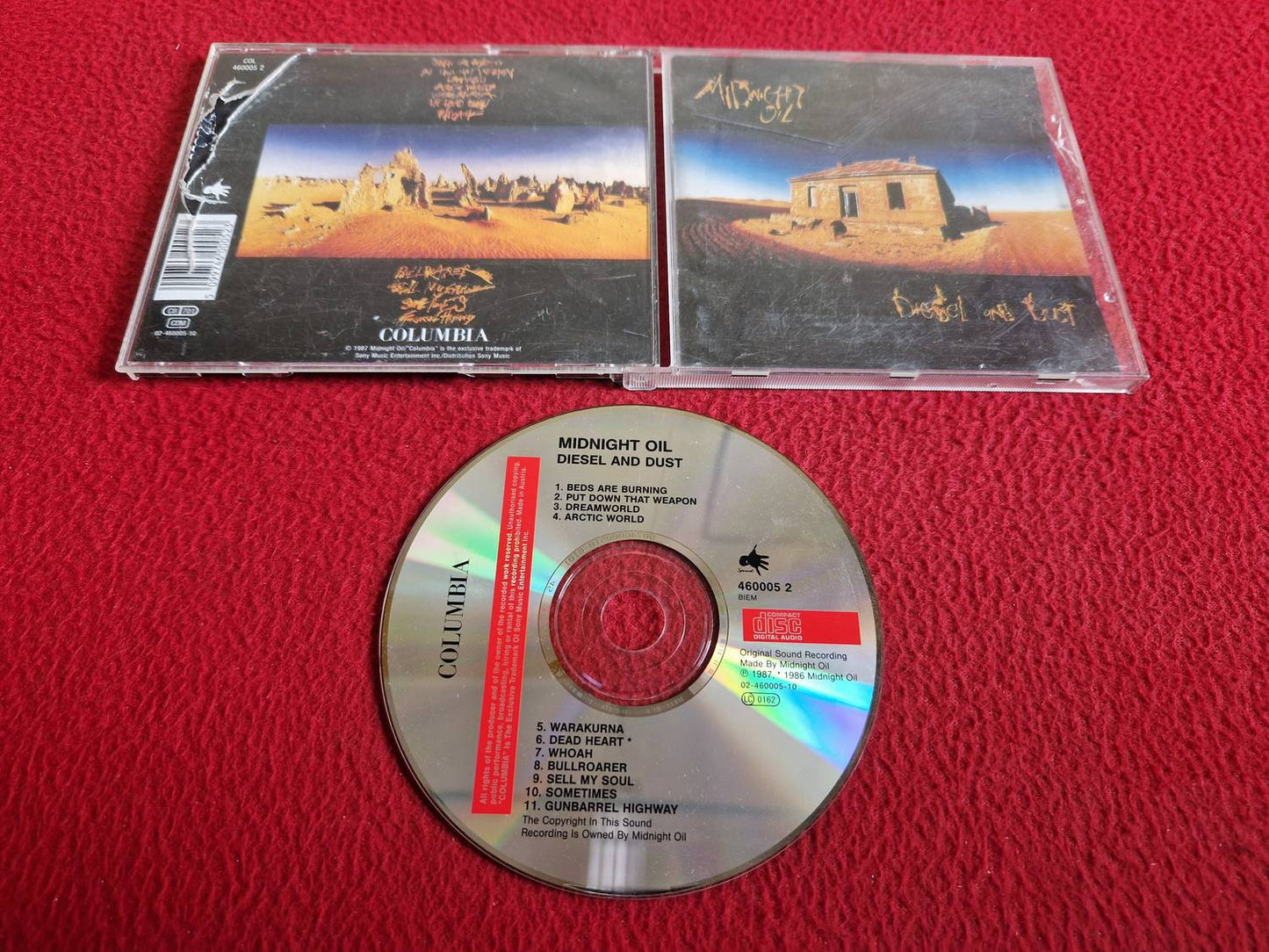 MIDNIGHT OIL DIESEL AND DUST CD