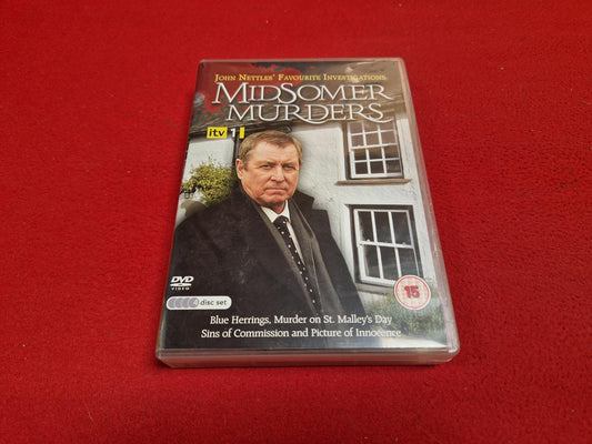 MIDSOMER MURDERS BLUE HERRINGS, MURDER ON ST. MALLEY'S DAY mfl BOX till DVD