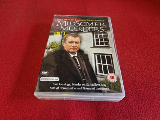 MIDSOMER MURDERS BLUE HERRINGS / MURDER ON ST. MALLEYS DAY mfl BOX till DVD