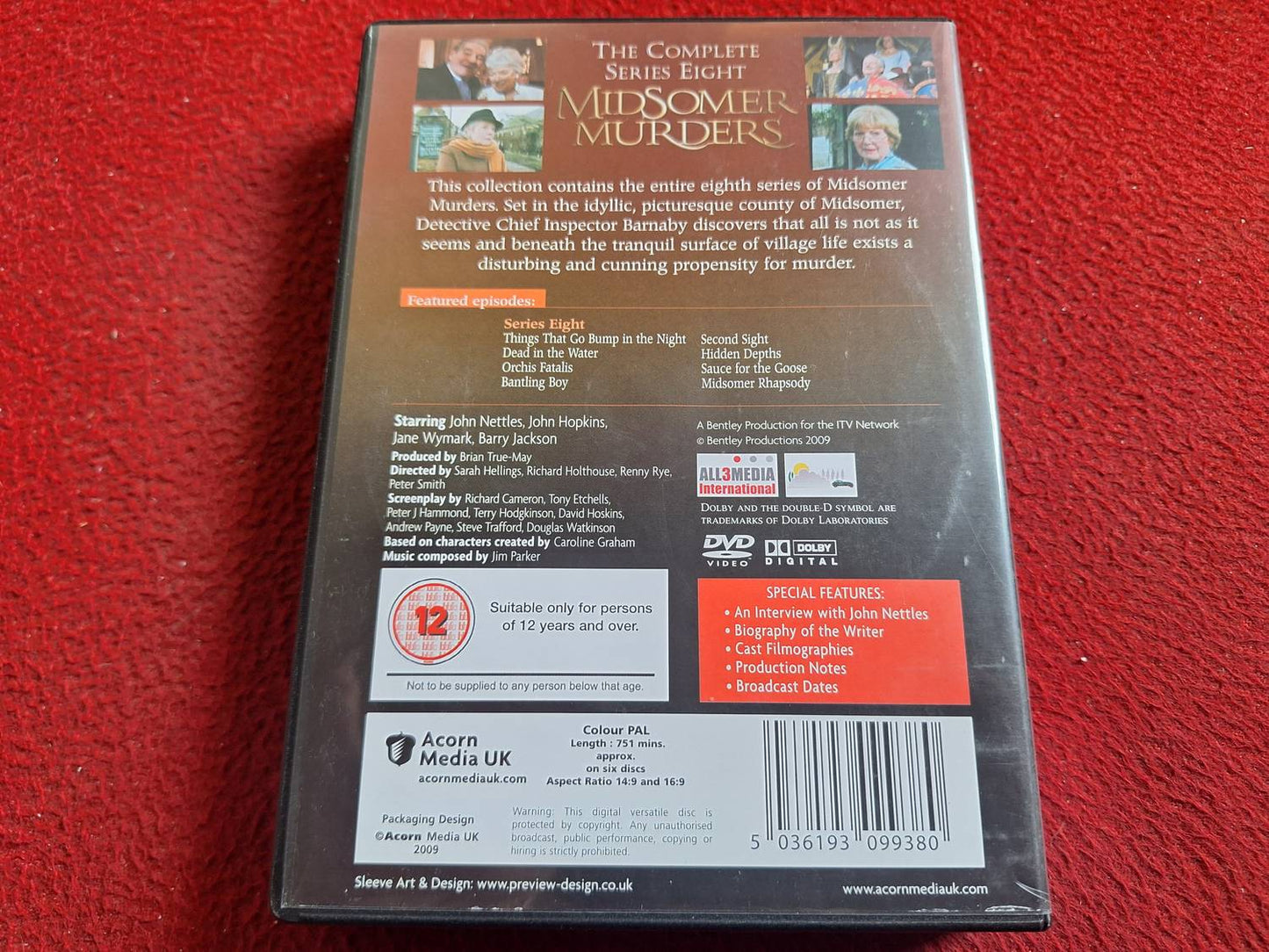 MIDSOMER MURDERS SERIES 8 BOX DVD