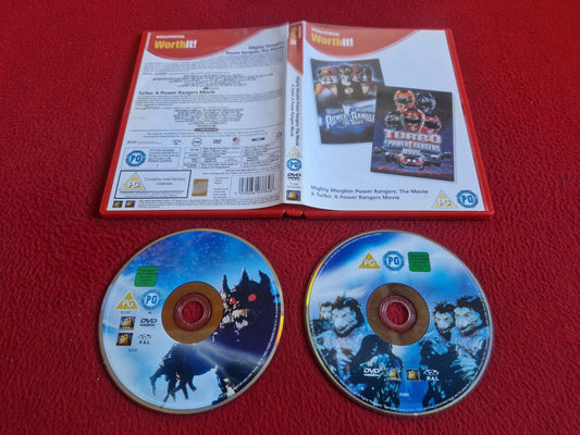 MIGHTY MORPHIN POWER RANGERS THE MOVIE & TURBO A POWER RANGERS MOVIE DVD