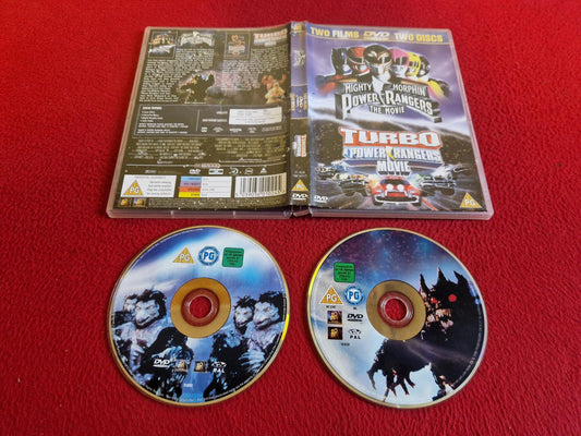 MIGHTY MORPHIN POWER RANGERS THE MOVIE / TURBO POWER RANGERS MOVIE DVD