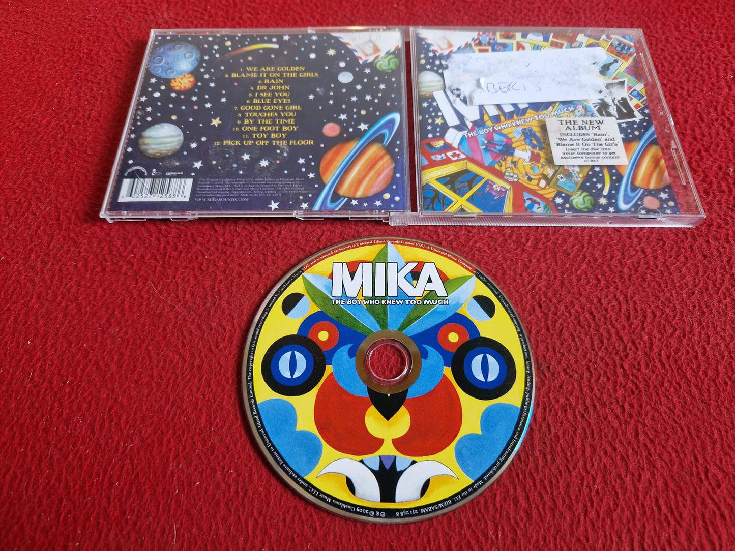 MIKA THE BOY WHO KNEW TOO MUCH CD