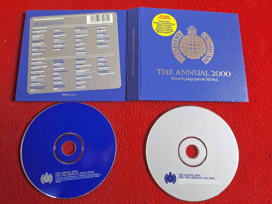 MINISTRY OF SOUND THE ANNUAL 2000 MIXED BY JUDGE JULES & TALL PAUL CD BOX