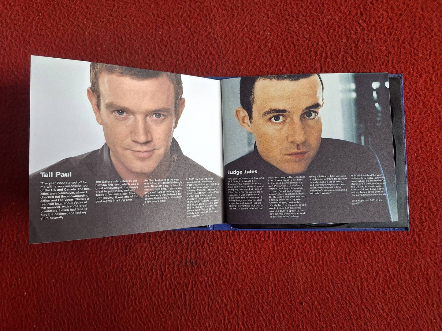 MINISTRY OF SOUND THE ANNUAL 2000 MIXED BY JUDGE JULES & TALL PAUL CD BOX