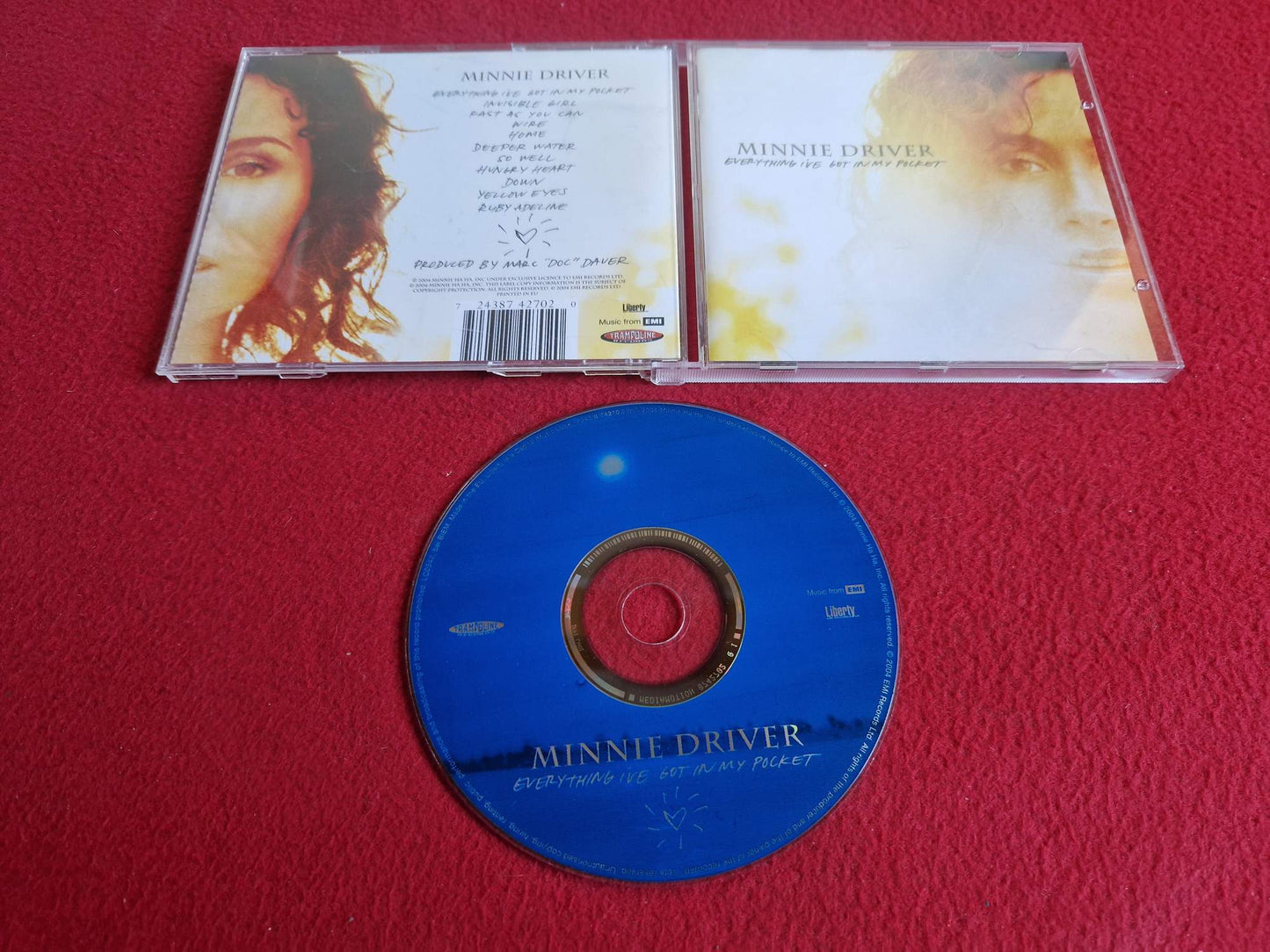 MINNIE DRIVER EVERYTHING I'VE GOT IN MY POCKET CD