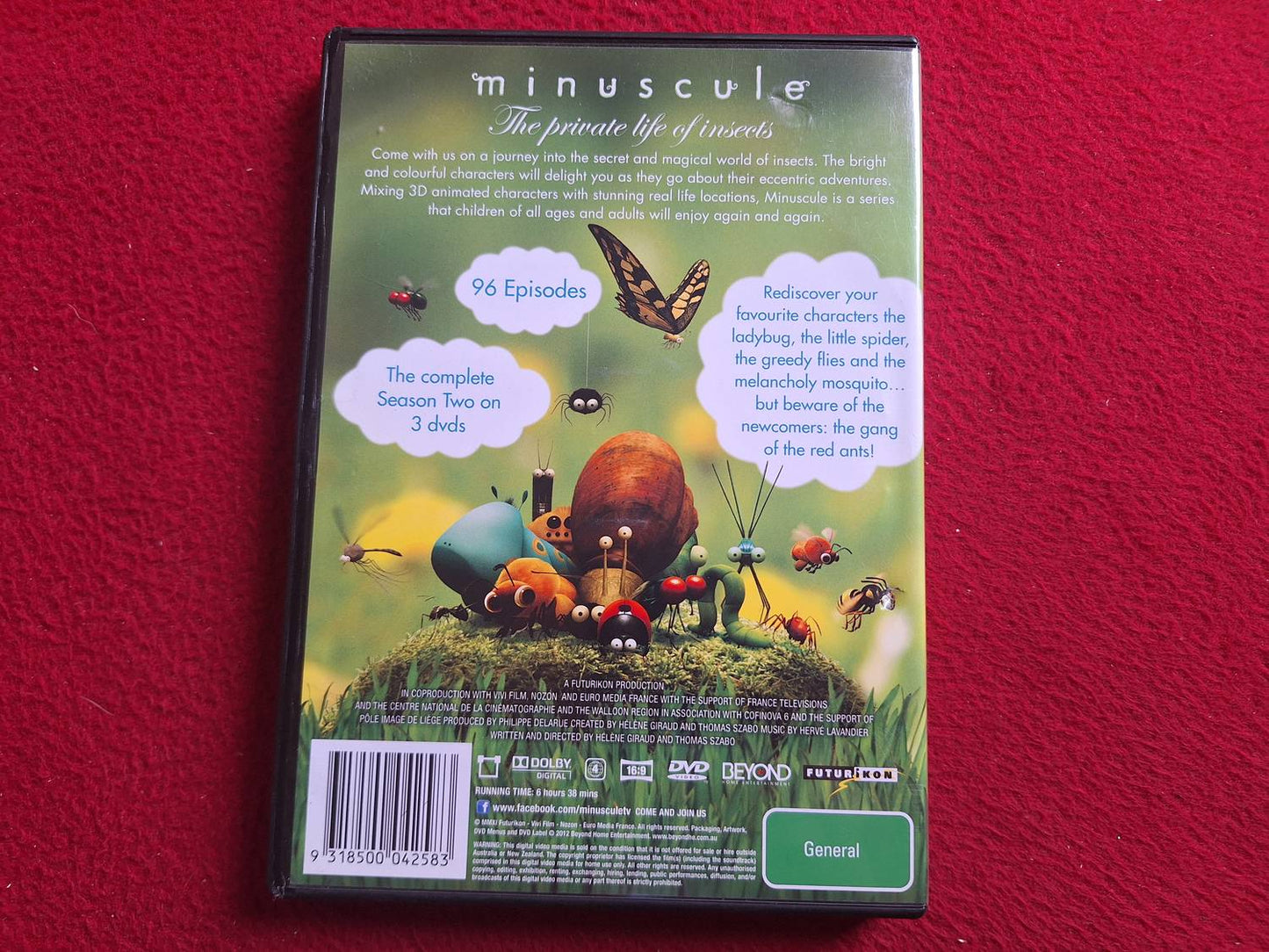 MINUSCULE SEASON 2 [ REGION 4 ] BOX DVD