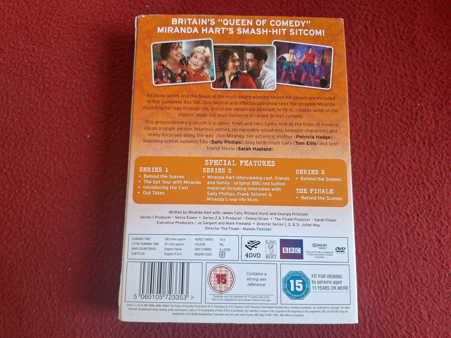 MIRANDA THE COMPLETE BOX SET SERIES 1 - 3 & THE FINALE DVD