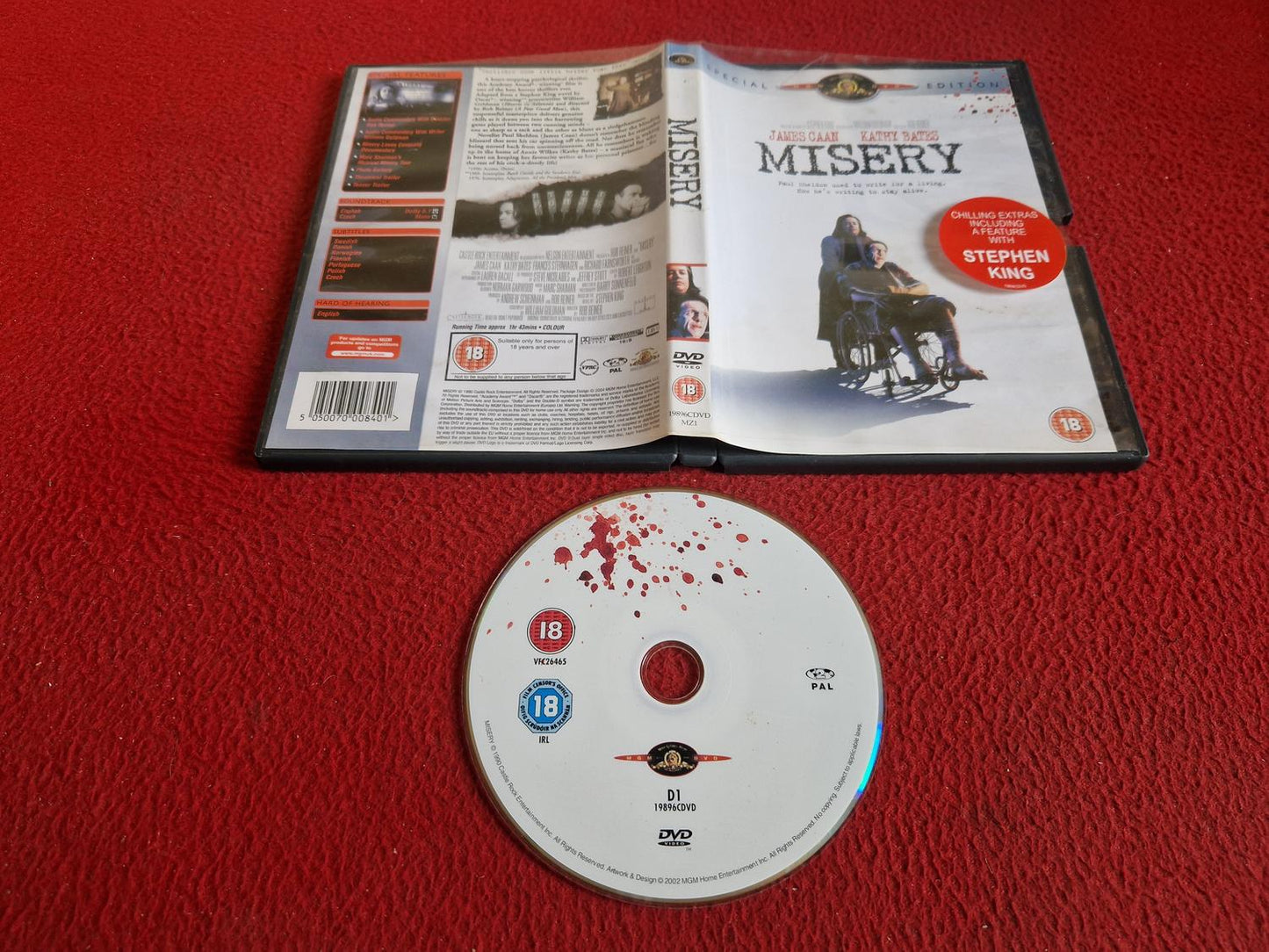 MISERY [ SVENSK TEXT ] DVD