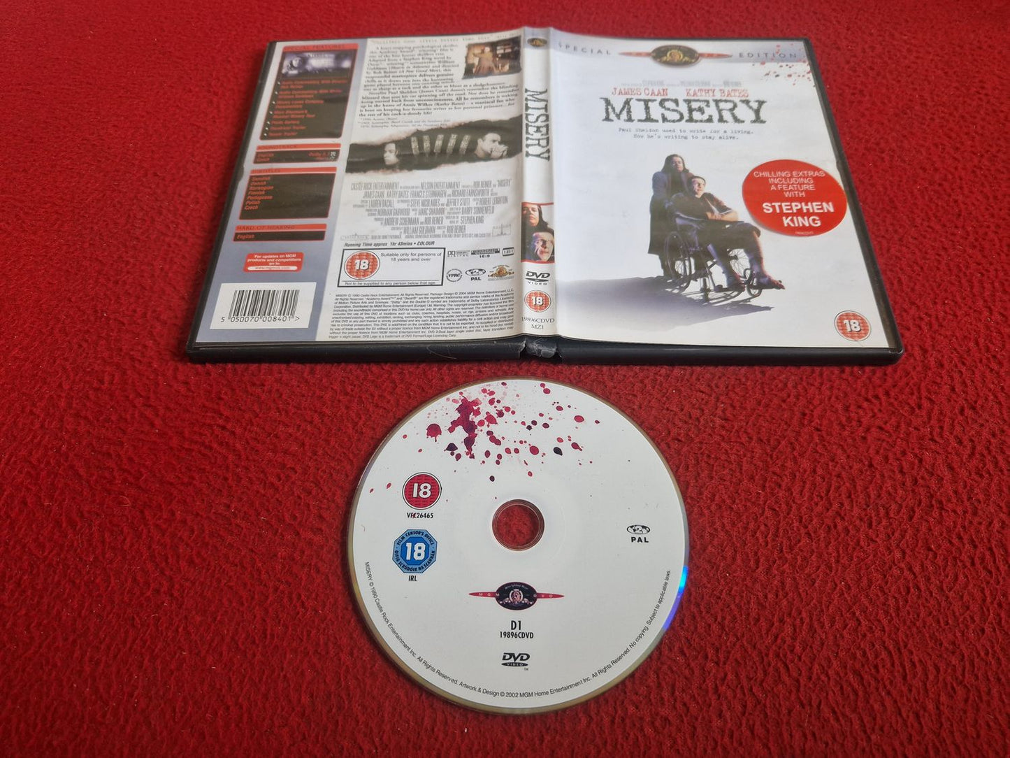 MISERY [ SVENSK TEXT ] DVD