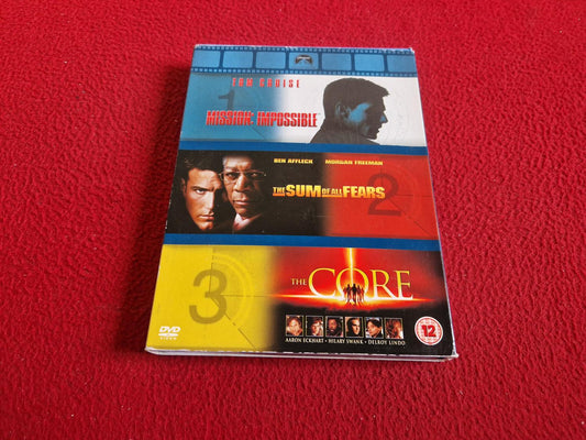 MISSION IMPOSSIBLE / THE SUM OF ALL FEARS / THE CORE BOX DVD