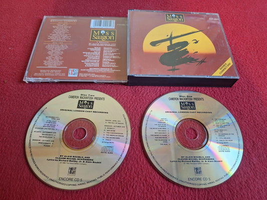 MISS SAIGON ORIGINAL LONDON CAST RECORDING CD BOX