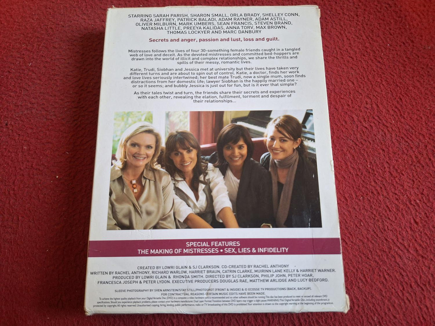 MISTRESSES SERIES 1 & 2 BOX DVD