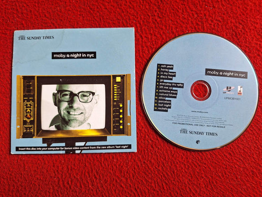 MOBY A NIGH IN NYC [ THE SUNDAY TIMES ] CD