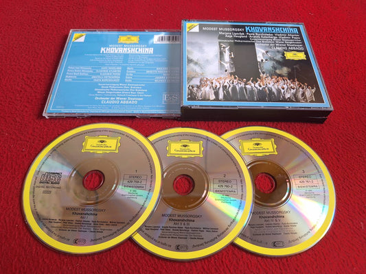 MODEST MUSSORGSKY KHOVANSHCHINA - LIPOVSEK / BURCHULADZE / ATLANTOV CD BOX