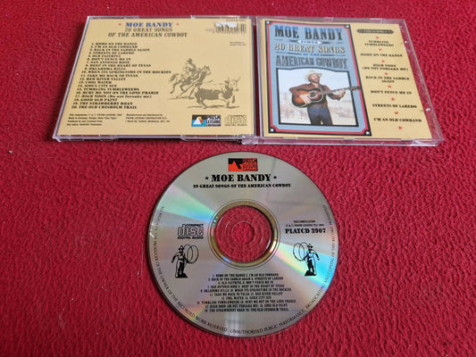 MOE BANDY 20 GREAT SONGS OF THE AMERICAN COWBOY CD