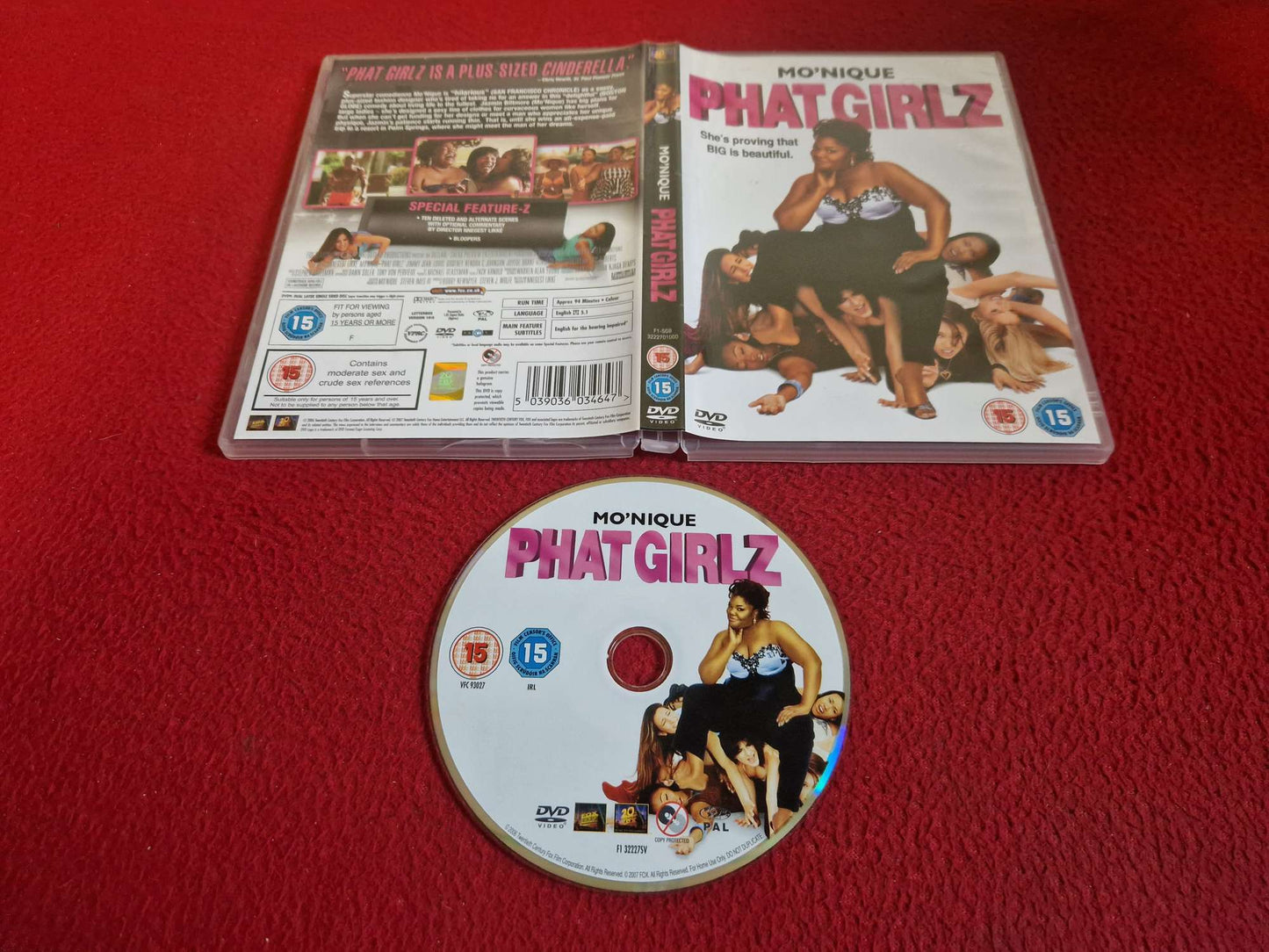 MO'NIQUE PHAT GIRLZ DVD