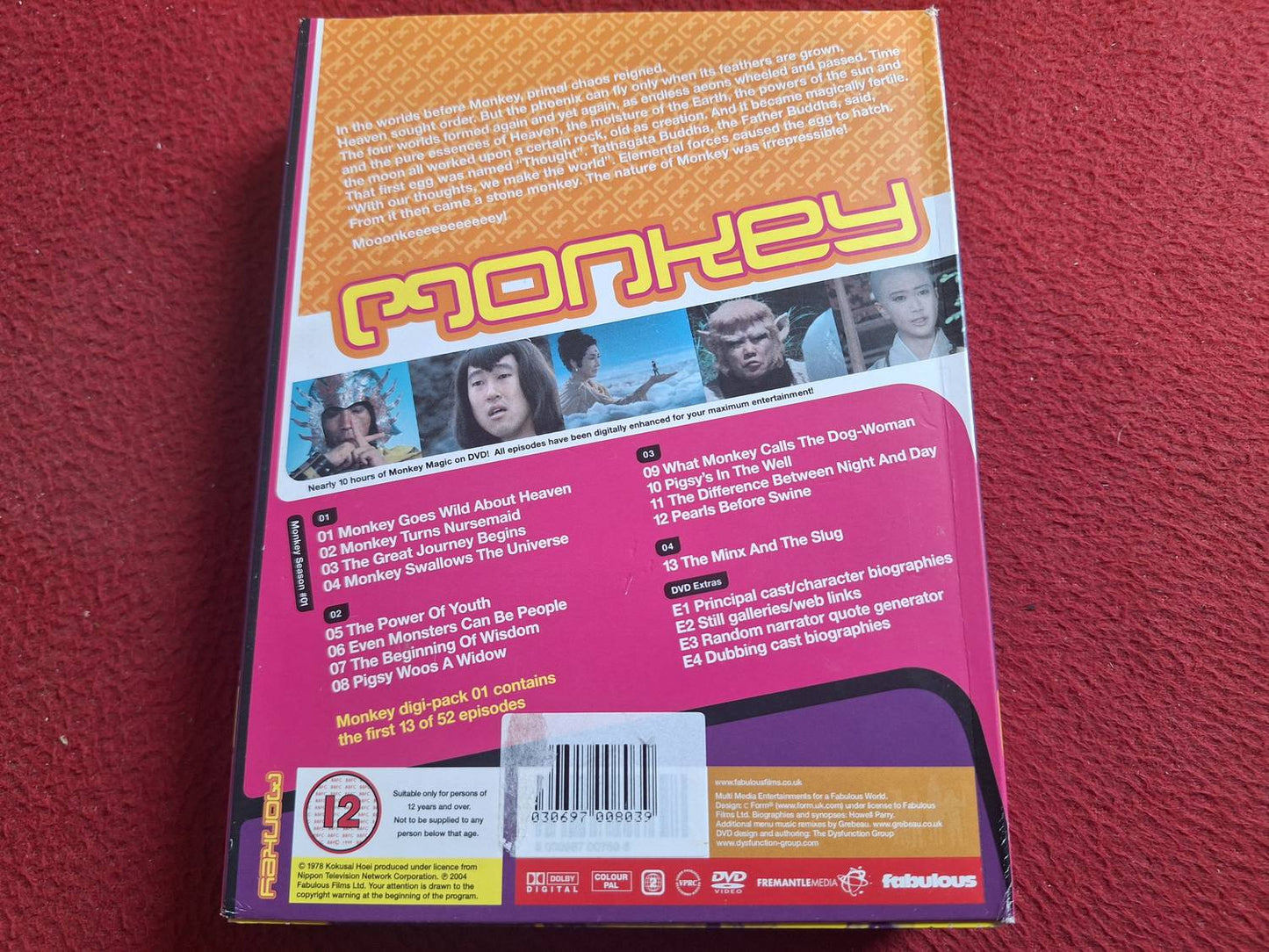 MONKEY BOX DVD